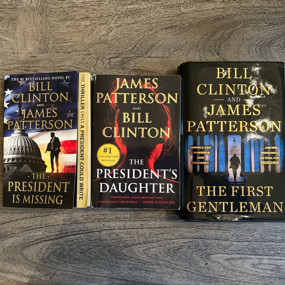 James Patterson Bill Clinton 3 Book Hardcover Set of three